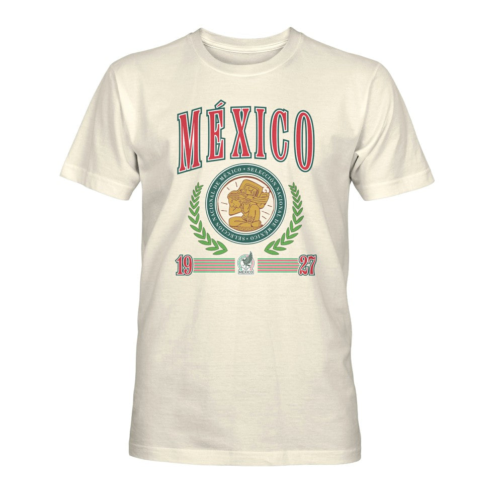 Mexico National Team 1863FC Retro Stripes T-Shirt -  Cream