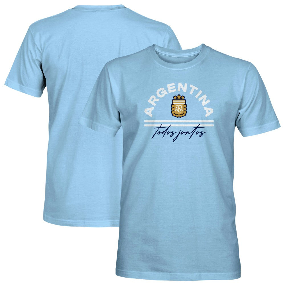 Argentina National Team 1863FC Team Arch T-Shirt -  Light Blue
