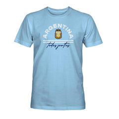 Argentina National Team 1863FC Team Arch T-Shirt -  Light Blue