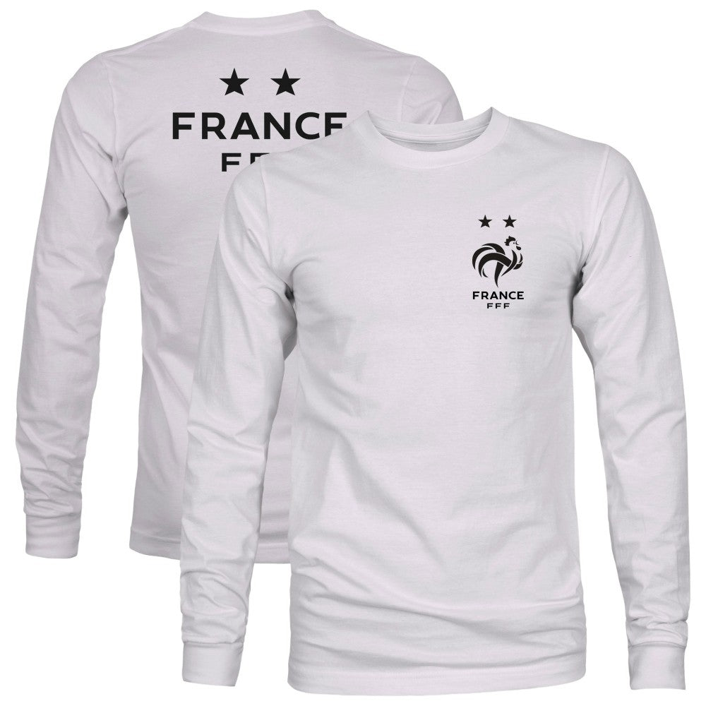 France National Team 1863FC Platinum Touch Long Sleeve T-Shirt -  Gray