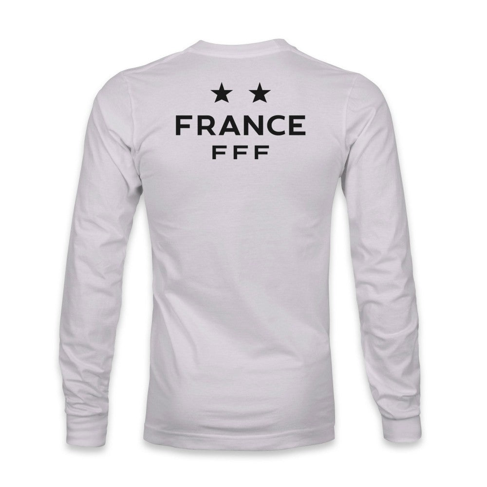 France National Team 1863FC Platinum Touch Long Sleeve T-Shirt -  Gray
