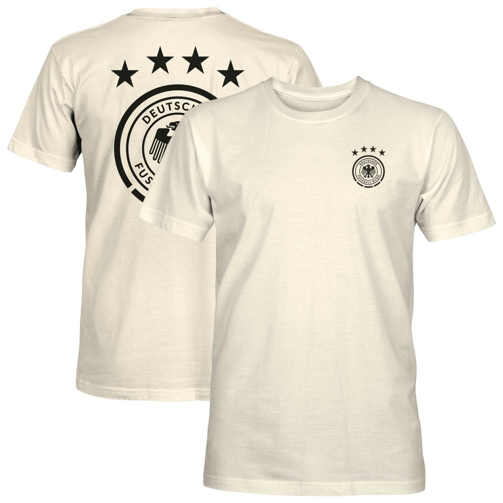 Germany National Team 1863FC Big Logo Heavyweight T-Shirt -  Cream