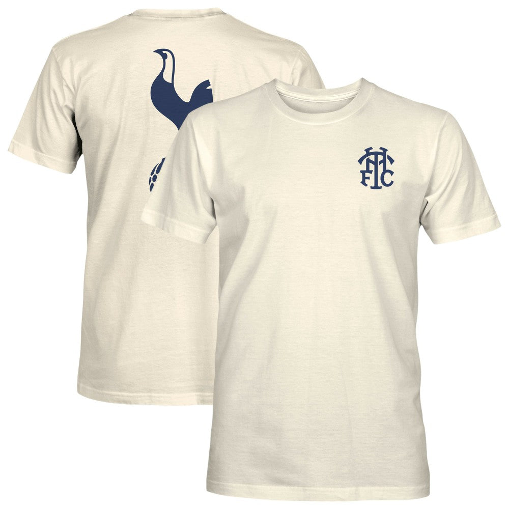 Tottenham Hotspur 1863FC Big Logo Heavyweight T-Shirt -  Cream