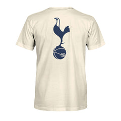 Tottenham Hotspur 1863FC Big Logo Heavyweight T-Shirt -  Cream