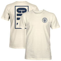 Manchester City 1863FC Big Logo Heavyweight T-Shirt -  Cream