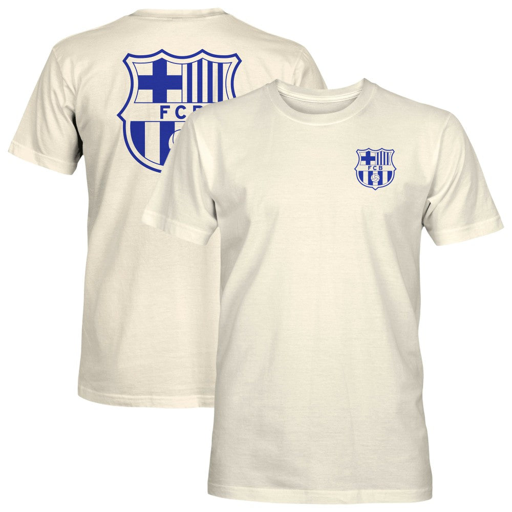Barcelona 1863FC Big Logo Heavyweight T-Shirt -  Cream