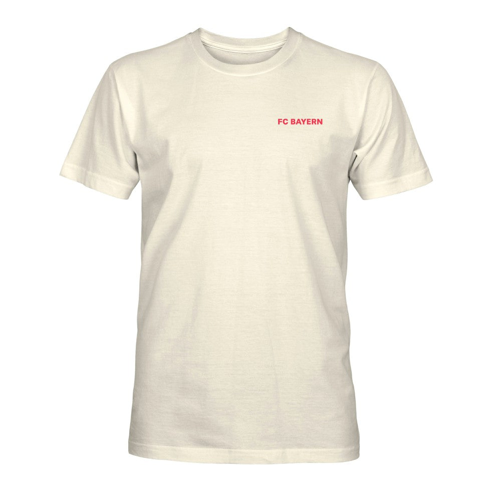 Bayern Munich 1863FC Big Logo Heavyweight T-Shirt -  Cream