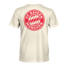 Bayern Munich 1863FC Big Logo Heavyweight T-Shirt -  Cream