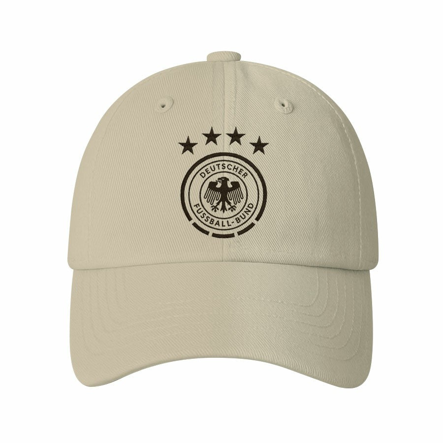 Germany National Team 1863FC Retro Badge Crew Adjustable Hat -  Cream