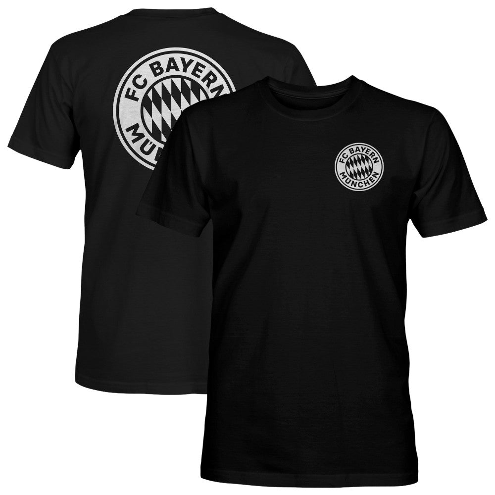 Bayern Munich 1863FC Large Logo Heavyweight T-Shirt -  Black