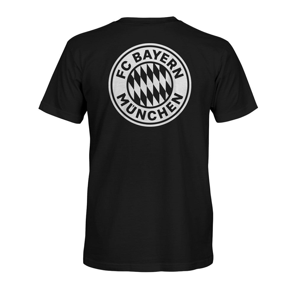 Bayern Munich 1863FC Large Logo Heavyweight T-Shirt -  Black