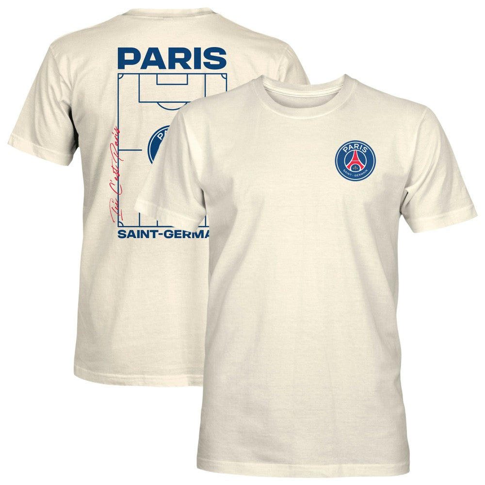 Paris Saint-Germain 1863FC Own the Pitch Heavyweight T-Shirt -  Cream