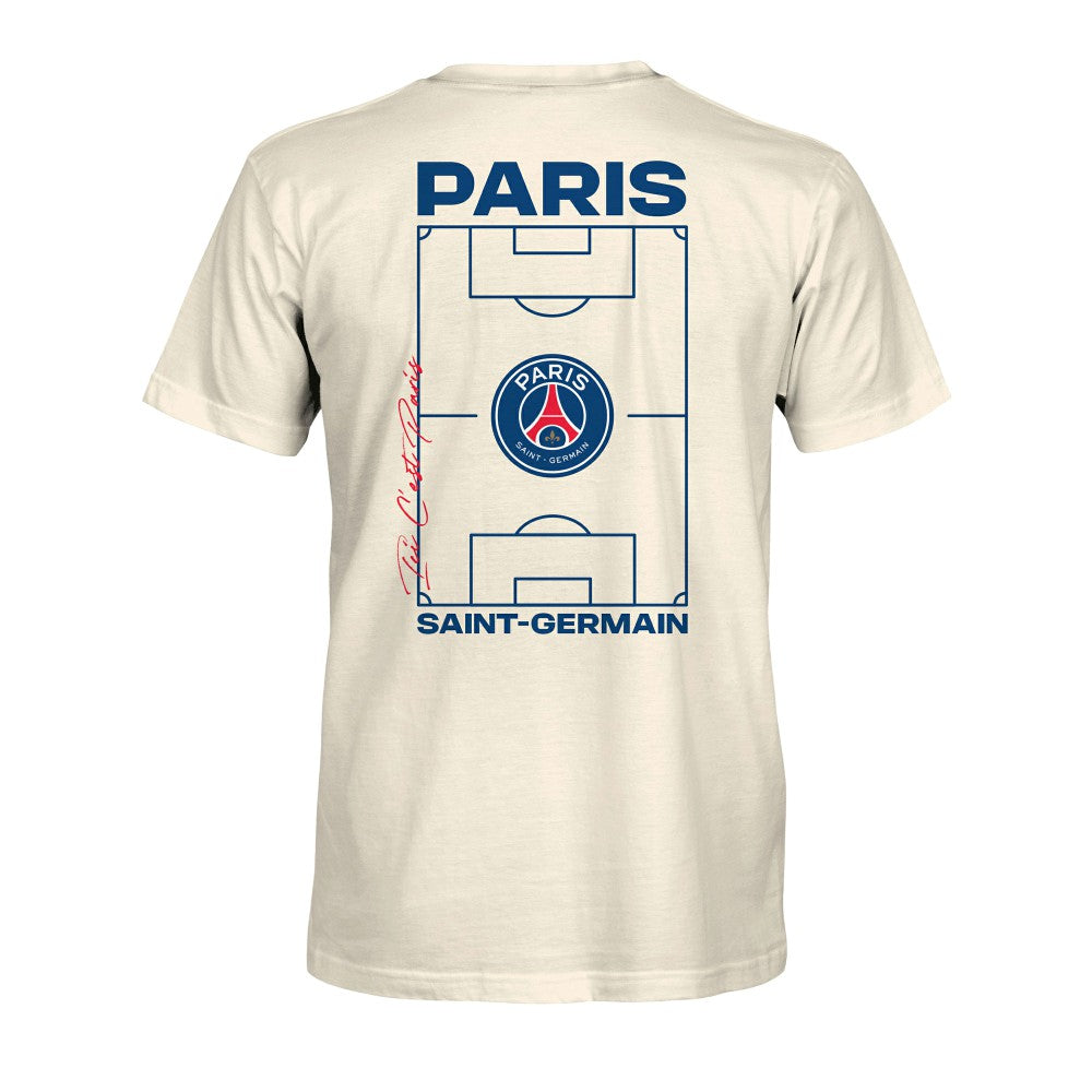 Paris Saint-Germain 1863FC Own the Pitch Heavyweight T-Shirt -  Cream