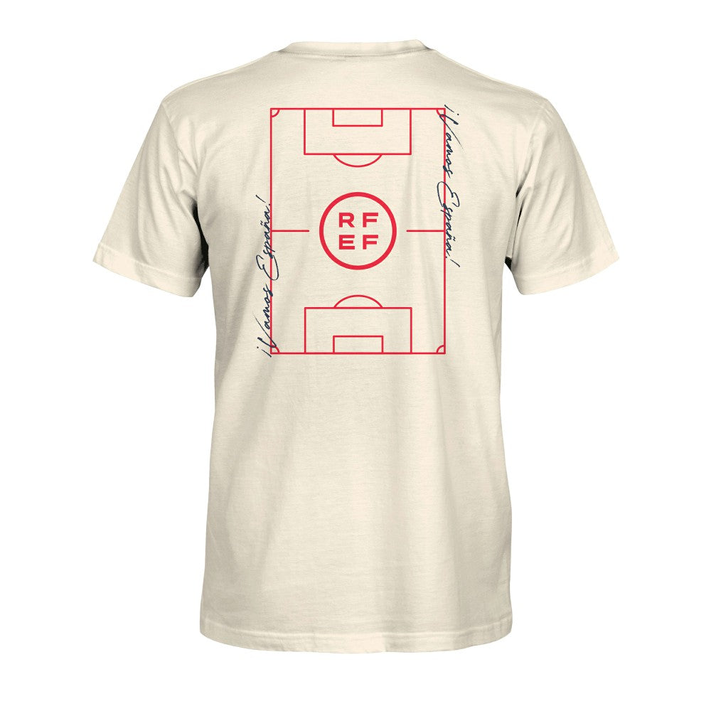 Spain National Team 1863FC Own the Pitch Heavyweight T-Shirt -  Cream