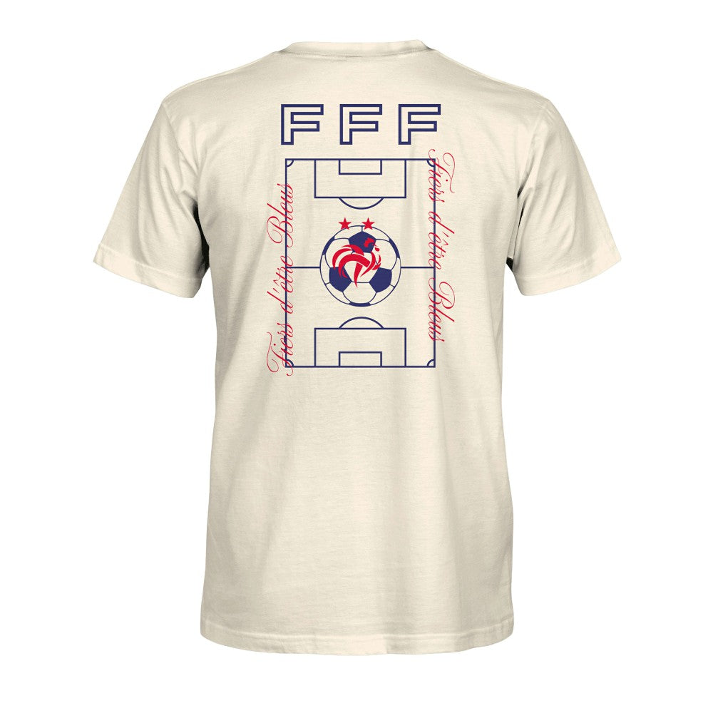 France National Team 1863FC Own the Pitch Heavyweight T-Shirt -  Cream