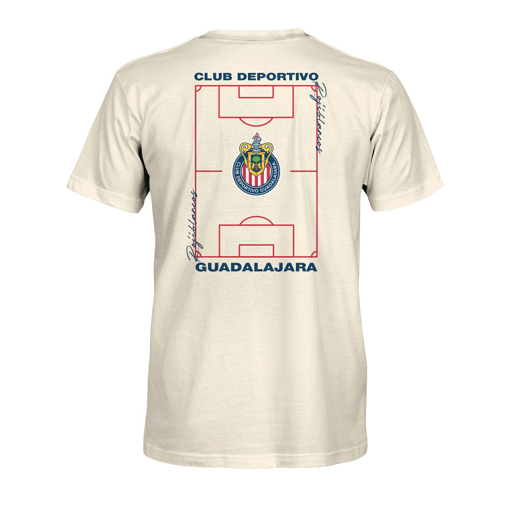 Chivas 1863FC Own the Pitch Heavyweight T-Shirt -  Cream