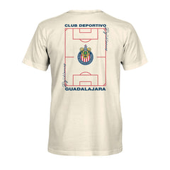 Chivas 1863FC Own the Pitch Heavyweight T-Shirt -  Cream
