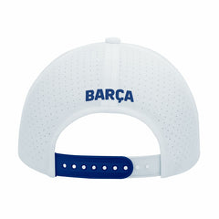 Barcelona 1863FC Mono Badge High Point Adjustable Hat -  White