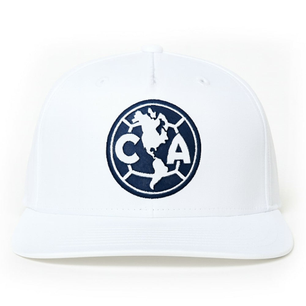 Club America 1863FC Mono Badge High Point Adjustable Hat -  White
