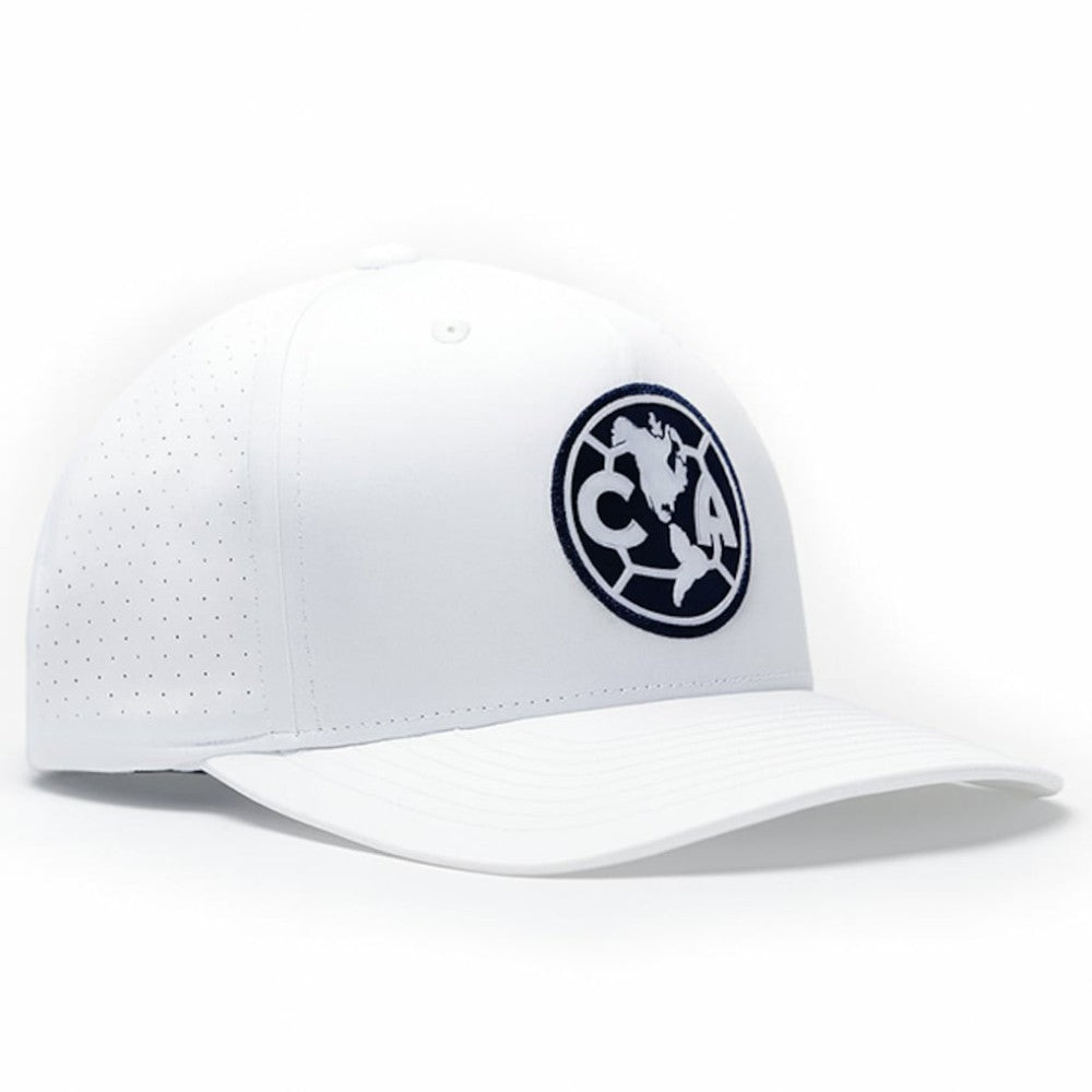Club America 1863FC Mono Badge High Point Adjustable Hat -  White