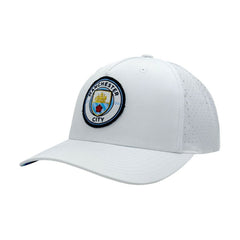 Manchester City 1863FC Mono Badge High Point Adjustable Hat -  White