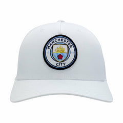 Manchester City 1863FC Mono Badge High Point Adjustable Hat -  White