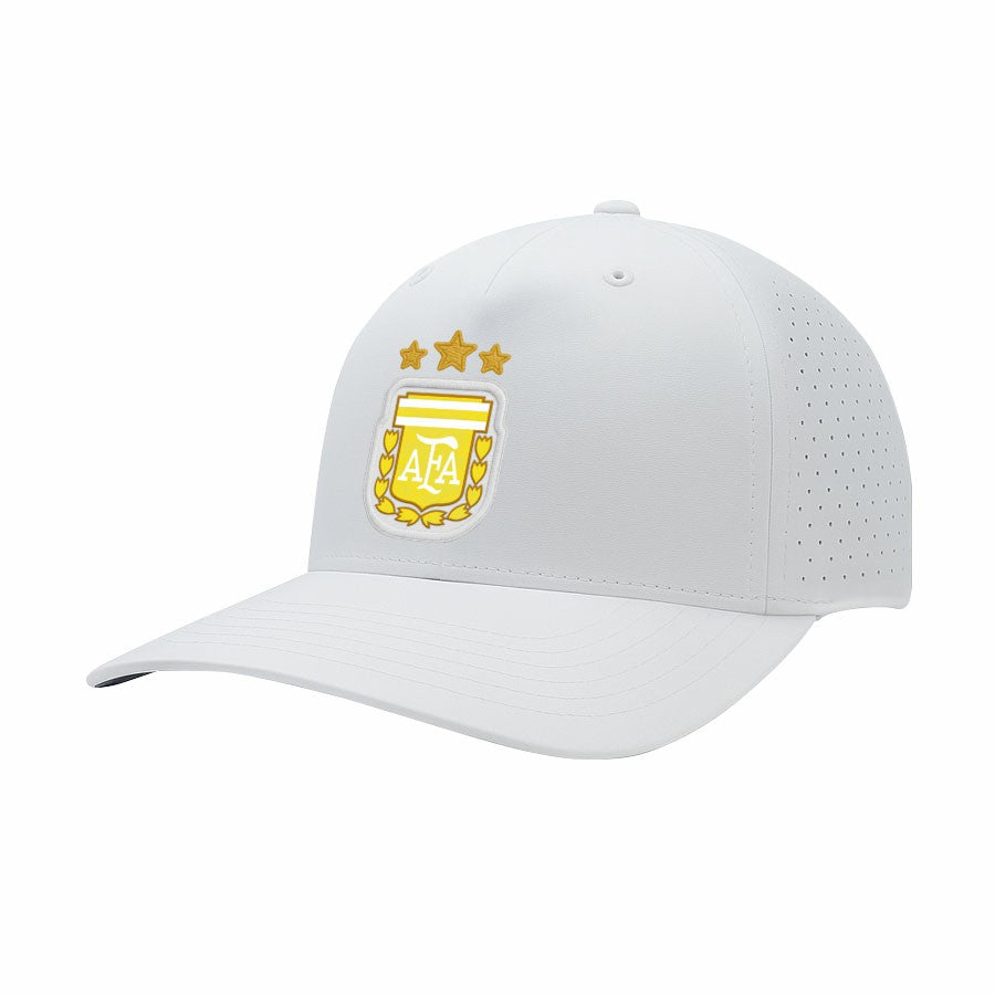 Argentina National Team 1863FC Mono Badge High Point Adjustable Hat -  White