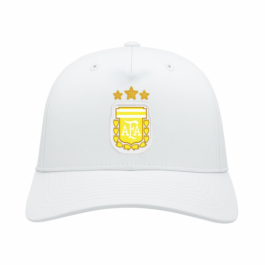 Argentina National Team 1863FC Mono Badge High Point Adjustable Hat -  White