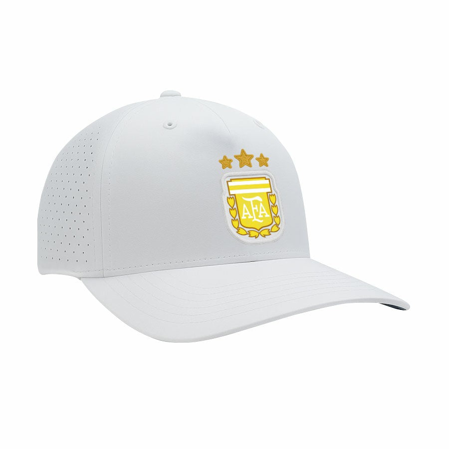 Argentina National Team 1863FC Mono Badge High Point Adjustable Hat -  White