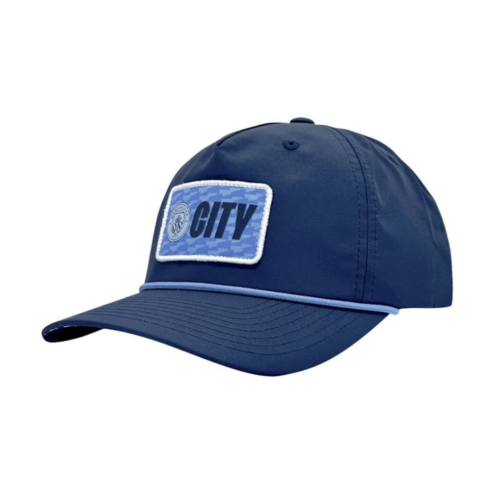 Manchester City 1863FC Color Badge Caddy Adjustable Hat -  Navy
