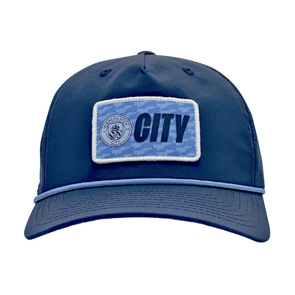 Manchester City 1863FC Color Badge Caddy Adjustable Hat -  Navy