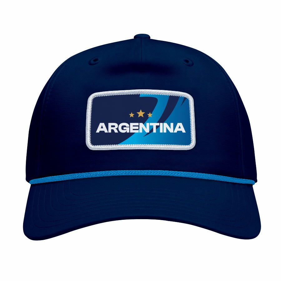 Argentina National Team 1863FC Color Badge Caddy Adjustable Hat -  Navy