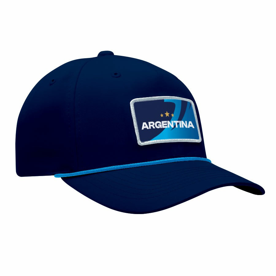 Argentina National Team 1863FC Color Badge Caddy Adjustable Hat -  Navy