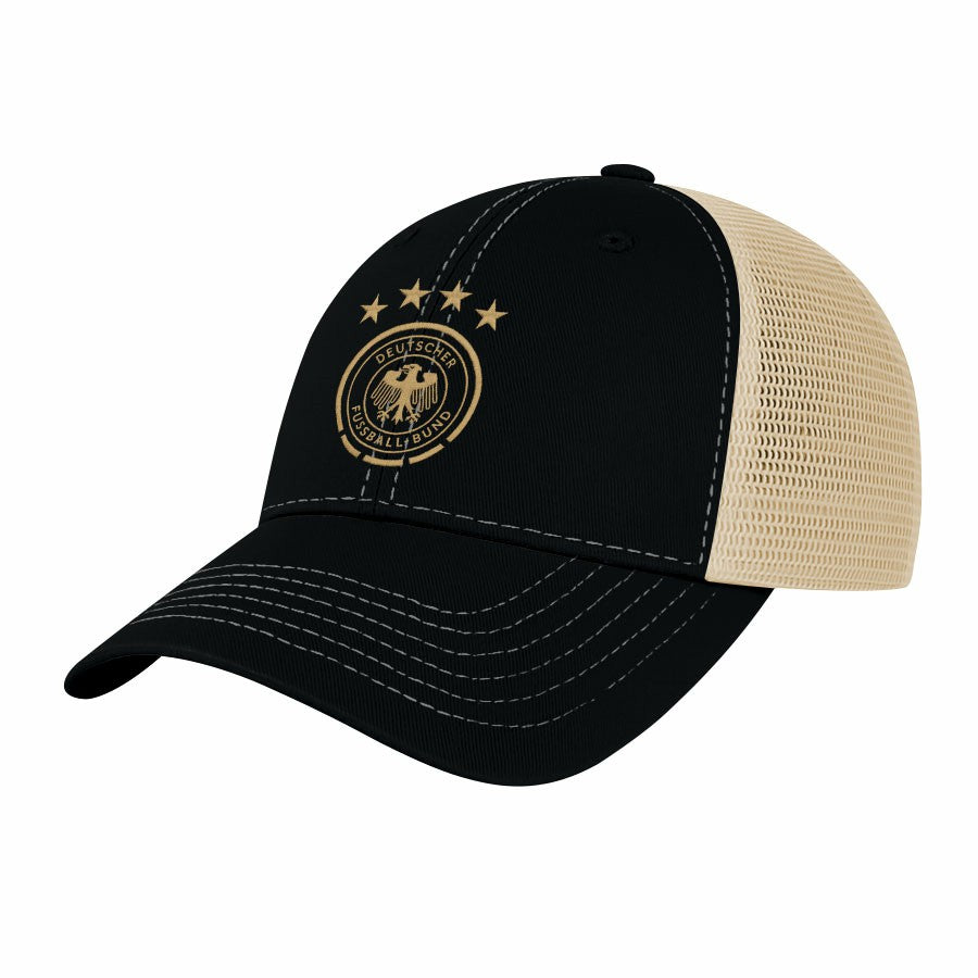 Germany National Team 1863FC Color Badge Offroad Adjustable Trucker Hat -  Black
