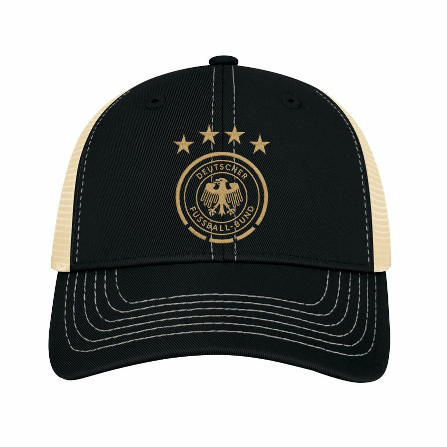 Germany National Team 1863FC Color Badge Offroad Adjustable Trucker Hat -  Black