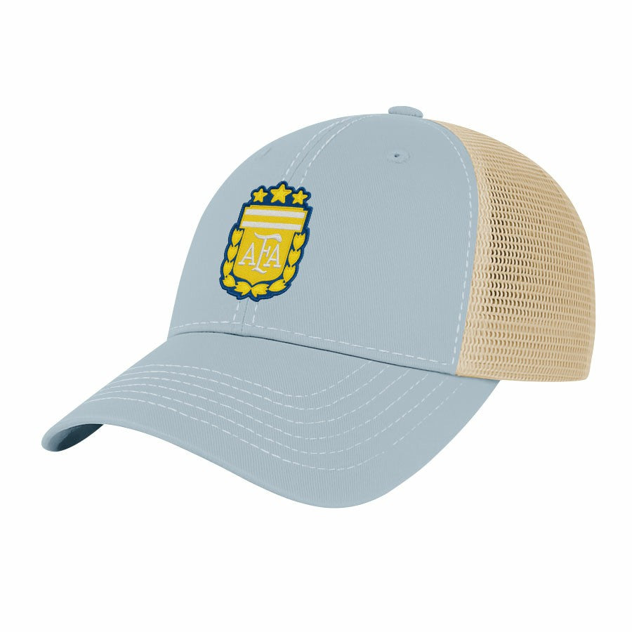 Argentina National Team 1863FC Color Badge Offroad Adjustable Trucker Hat -  Light Blue
