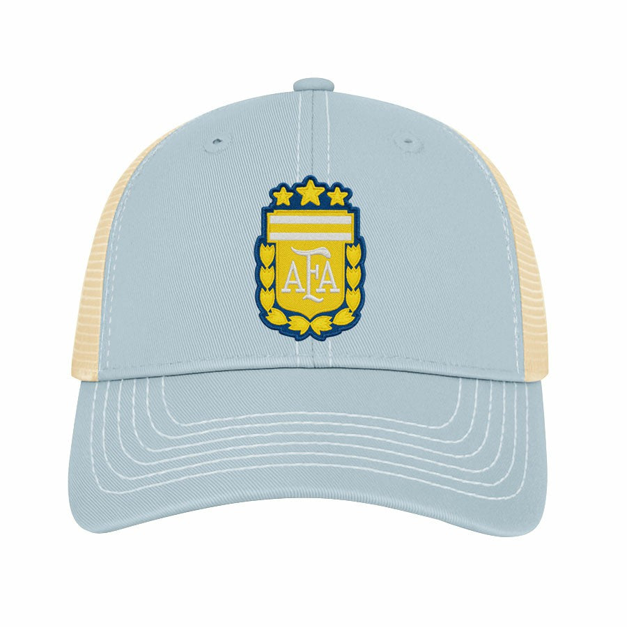 Argentina National Team 1863FC Color Badge Offroad Adjustable Trucker Hat -  Light Blue