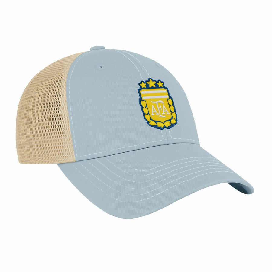 Argentina National Team 1863FC Color Badge Offroad Adjustable Trucker Hat -  Light Blue