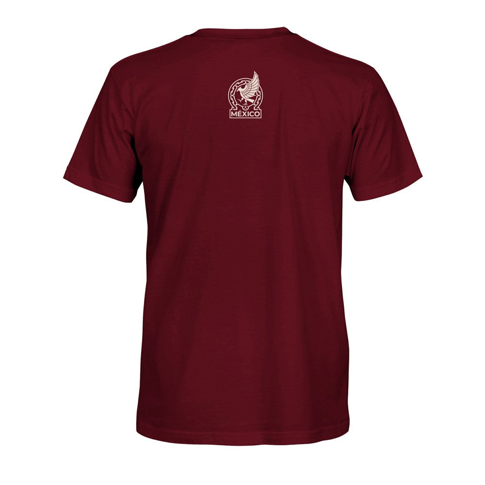 Mexico National Team 1863FC Script T-Shirt -  Maroon
