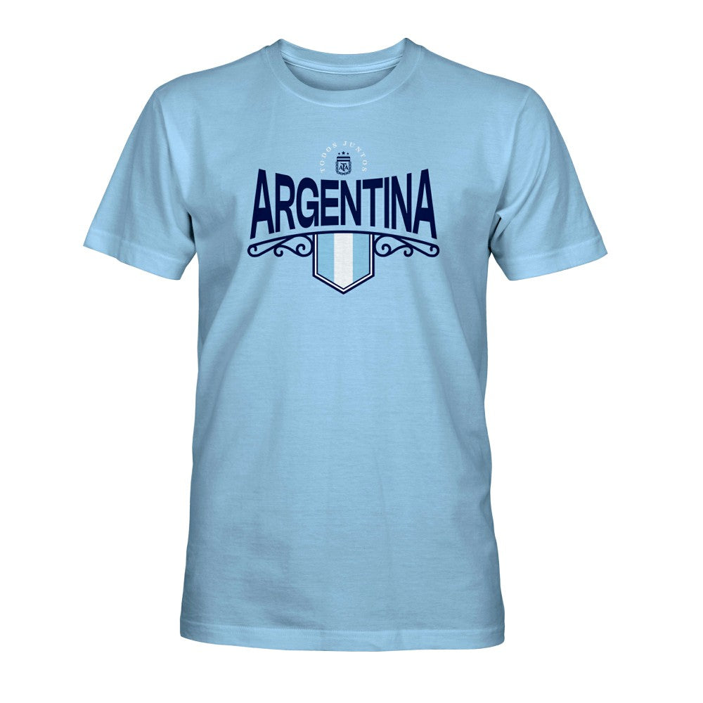 Argentina National Team 1863FC Pennant T-Shirt -  Light Blue