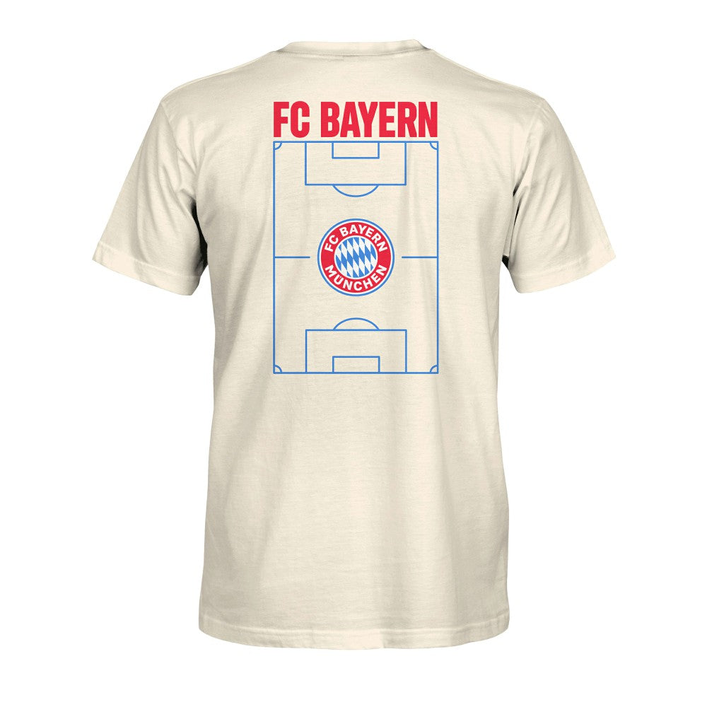 Bayern Munich 1863FC Duo-Tone Stadium Soft Wash T-Shirt -  Cream