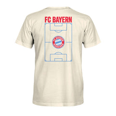 Bayern Munich 1863FC Duo-Tone Stadium Soft Wash T-Shirt -  Cream