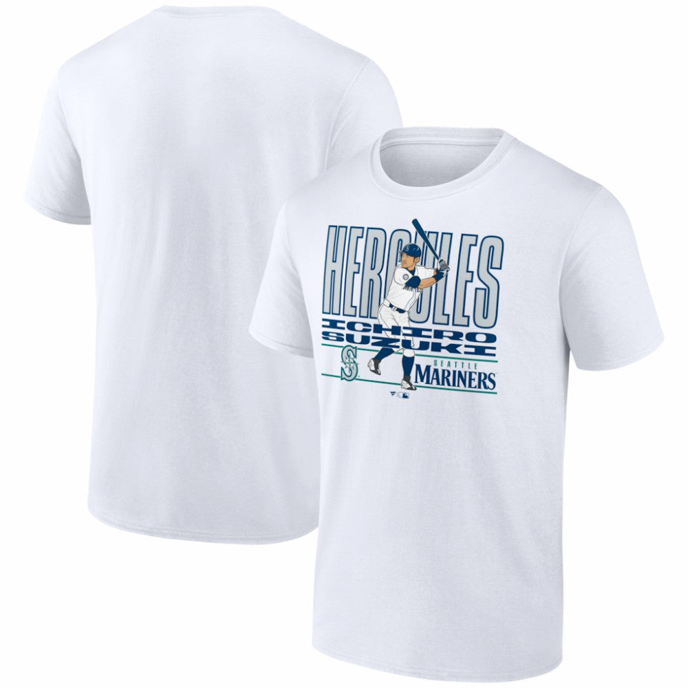 MLB Ichiro Suzuki Seattle Mariners Cooperstown Player T-Shirt