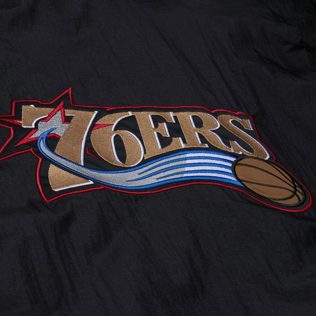 NBA Philadelphia 76ers Hardwood Classics 76 Originals Collection Fushion Full-Snap Hoodie Jacket