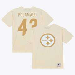 Troy Polamalu  Sandman Name & Number T-Shirt - Pittsburgh Steelers