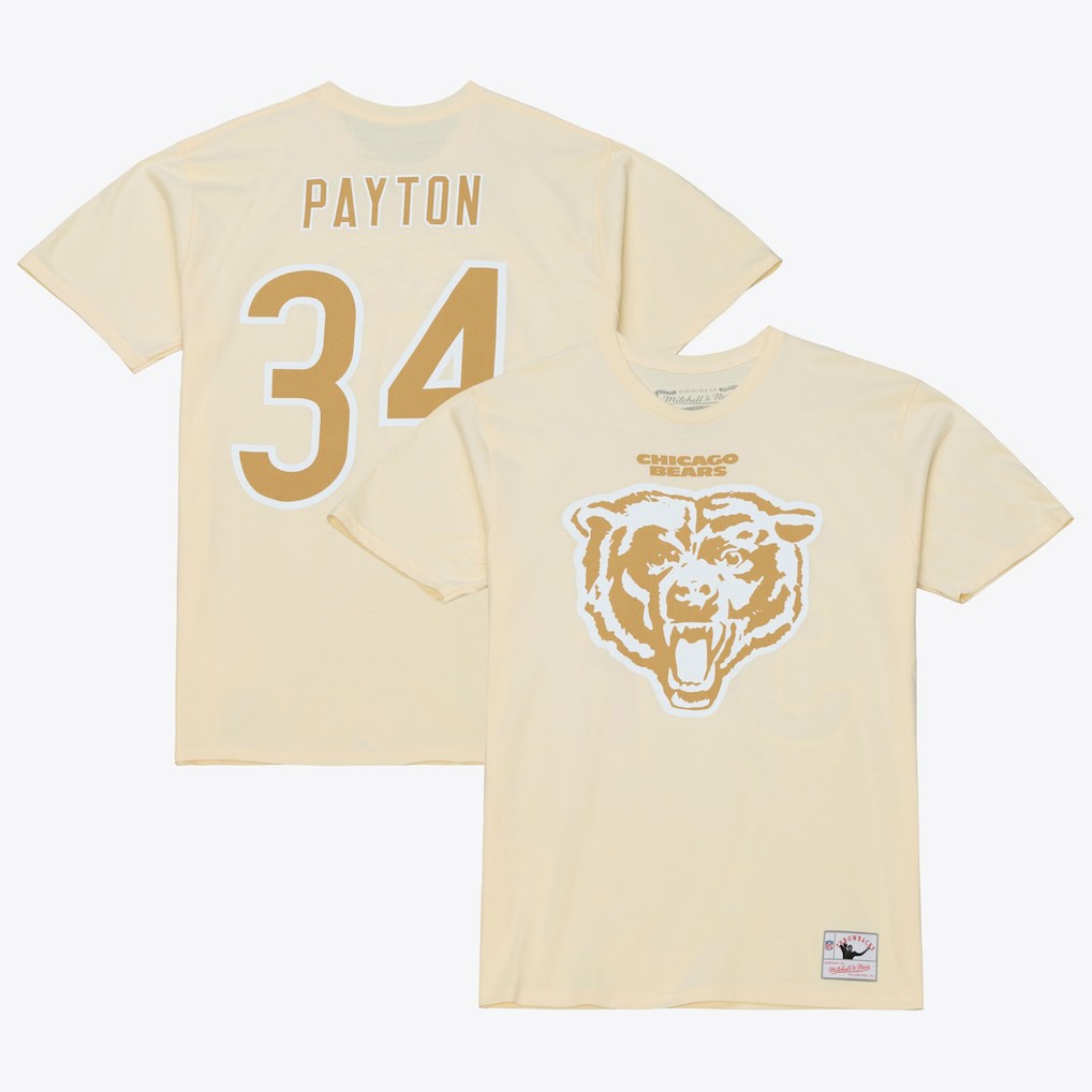 Walter Payton  Sandman Name & Number T-Shirt - Chicago Bears