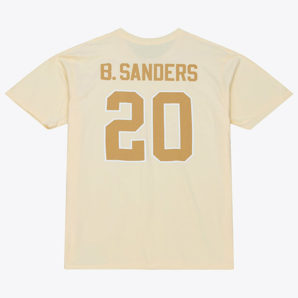 Barry Sanders  Sandman Name & Number T-Shirt - Detroit Lions