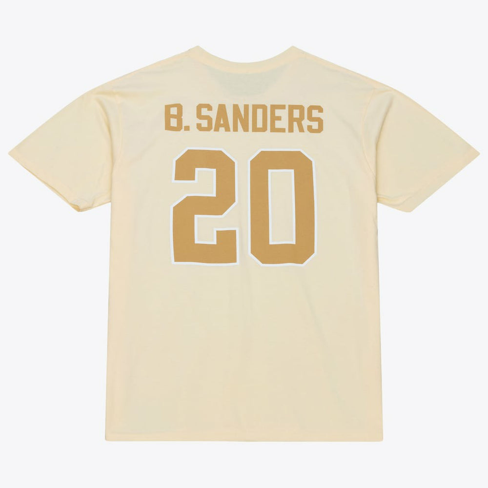 Barry Sanders  Sandman Name & Number T-Shirt - Detroit Lions