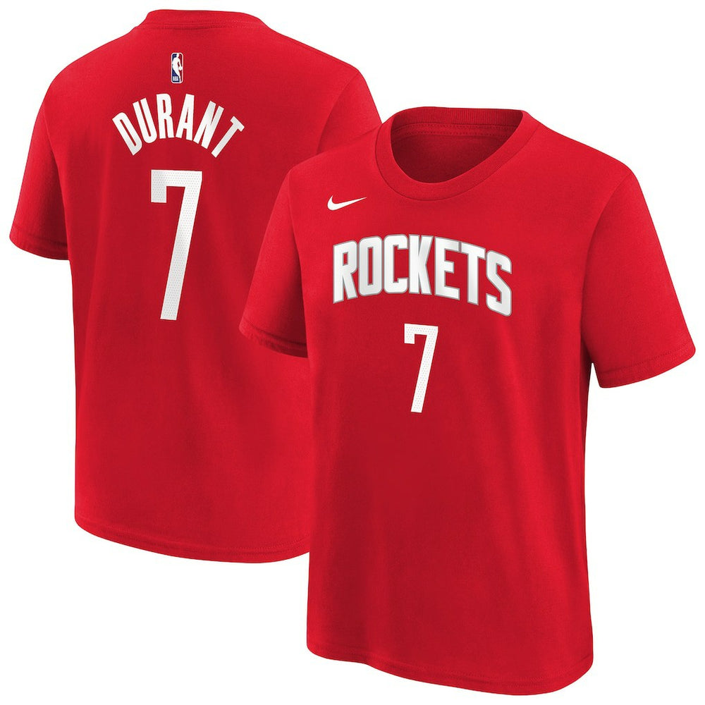 NBA Kevin Durant Houston Rockets Youth Icon Name & Number T-Shirt