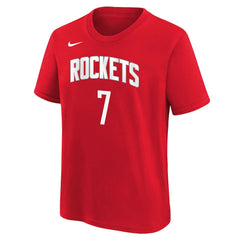 NBA Kevin Durant Houston Rockets Youth Icon Name & Number T-Shirt